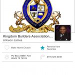 Kingdom Builders Association Mobile Giving App