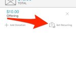 Recurring giving for iOS