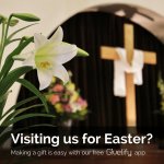 Visiting us for Easter? making a gift is easy with our free Givelify app.