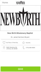 New Birth Missionary Baptist, Lithonia, GA