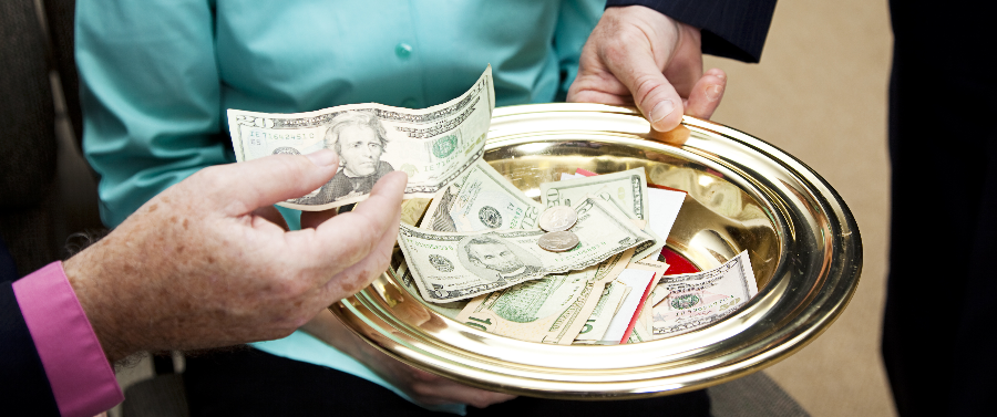 Church Giving: Offering Plate