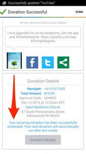 Recurring Donations for Android