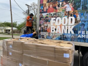 Wichita Falls Area Food Bank demonstrates community impact by serving families in need.